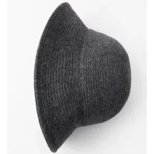 Zara Wool Gray Bucket Hat NWT ZARA WOOL BUCKET HAT ANTHRACITE GRAY SZ M NEW | eBay main image 2